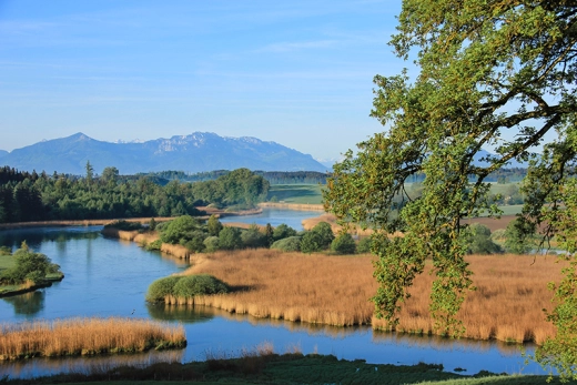 Seenlandschaft im Spätsommer