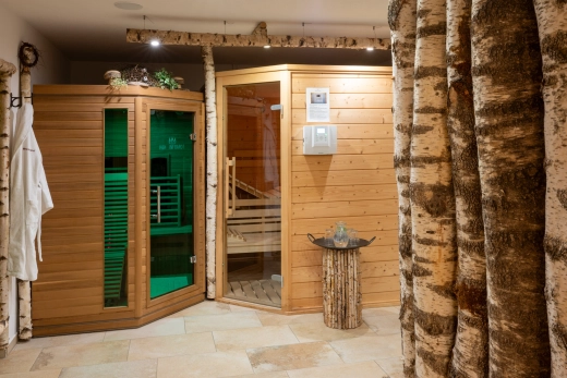 Sauna und Infrarotkabine